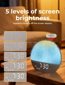 Despertador Digital con Luz de Amanecer, 30 Sonidos para Dormir, Temporizador de Sueño y Luz de Despertador con Ruido Blanco para Personas con Sueño Pesado - Product Image 6