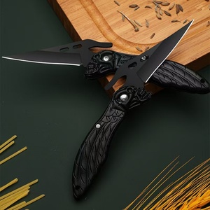 Couteau de poche pliable Venom personnalisable de qualité OEM pour le camping, lame en acier inoxydable 3CR13 ultra-affûtée, manche en acier au carbone, garantie 1 an - Product Image 6