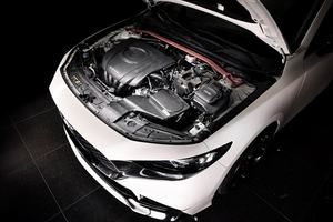 Система впуска автомобиля из углеродного волокна на 20 часов быстрее для Mazda <span class=keywords><strong>3</strong></span> Axela 2.0L GTR, труба воздухозаборника двигателя с фильтром - Product Image 4