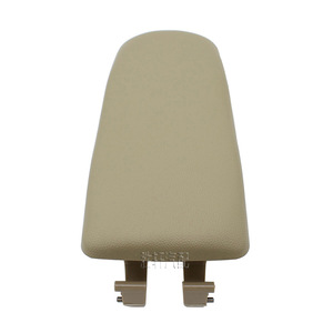 Couverture de boîte de rangement du repose-bras central avant Audi A4 B6 B7 2001-2008 Noir Gris Beige Cuir Plastique Pièce 8E0864245B - Product Image 2