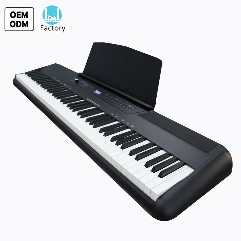 Portable Digital Piano Keyboard Electronic With Hammer Action