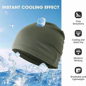 Casquette de sport respirante en maille 3D gaufrée avec logo personnalisé, idéale pour la course et le cyclisme, pour hommes et femmes - Product Image 3