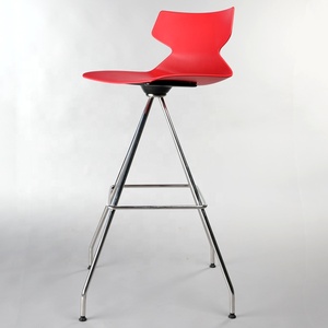 <span class=keywords><strong>Tabouret</strong></span> <span class=keywords><strong>de</strong></span> <span class=keywords><strong>bar</strong></span> haut pivotant à 360 degrés en acier inoxydable moderne avec pieds en plastique, conforme à la norme ANSI/BIFMA, pour la maison, le <span class=keywords><strong>bar</strong></span>, la salle à manger et l'hôtellerie - Product Image 2