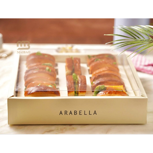 Mini boîtes <span class=keywords><strong>à</strong></span> sandwich individuelles pliables personnalisées Boîte d'emballage pour sandwich <span class=keywords><strong>à</strong></span> main Boîtes <span class=keywords><strong>à</strong></span> sandwich pour hamburger petit déjeuner <span class=keywords><strong>à</strong></span> emporter Toast - Product Image 6