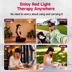 Eyco หมวกรักษา850nm 660nm เกรดทางการแพทย์หมวกรักษาด้วยแสงอินฟราเรดสีแดง LED หมวกแสงสีแดง - Product Image 6