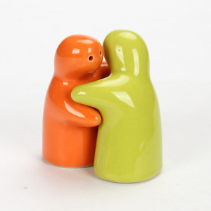 Customized adorable huggable pepper <b>shaker</b>, creative kitchen seasoning jar, ceramic condiment container, fun tabletop ornament. - Product Image 2