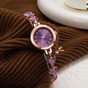 Relojes elegantes para Mujer, pulsera de lujo con diamantes de imitación, reloj de cuarzo, reloj para Mujer y niña, regalo sin caja - Product Image 4
