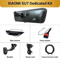 Caméra de tableau de bord pour rétroviseur XIAOMI SU7 H8 Pro avec streaming, 2K, 8,2 pouces, double objectif avant et arrière, vision nocturne, certifiée CE FCC, d'usine OEM