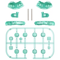 Botones personalizados que brillan en verde oscuro para controlador Nintendo Switch 2-Kit de actualización DIY