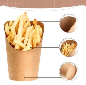 Bicchieri per Fast Food di Grado Alimentare, Porta Biscotti e Patatine, Bicchieri di Carta Usa e Getta per Churros e Patatine Fritte - Product Image 5