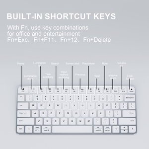 <span class=keywords><strong>Clavier</strong></span> Ergonomique Sans Fil 2.4Ghz USB Rechargeable de Haute Qualité pour Bureau et Domicile - Product Image 4