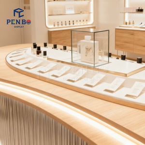 Vitrine de parfum illuminée personnalisée, meuble de bar à parfum haut de gamme, vitrine de magasin de parfum, <span class=keywords><strong>comptoir</strong></span> d'exposition - Product Image 6