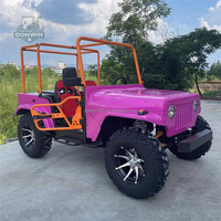 Vente d'usine - Buggy à quatre roues pour adultes de 250 cm³, moteur électrique, Jeep Willys pour transport spécial