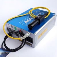 Máquina de Marcado Láser Visual de Fibra Óptica Totalmente Automática para Metal y Plástico, Impresora para Línea de Producción, Máquina de Grabado de Códigos de Lote