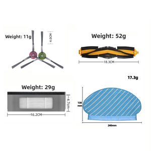 Vervangende Accessoire Onderdelenset Voor Ecovacs Deebot Ozmo 920/950/T5 Robotstofzuigers Hoofdborstel Hepa Filter Dweildoek - Product Image 2