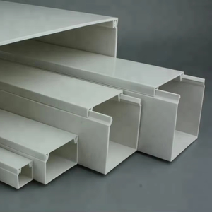 รางครอบสายไฟฟ้าพีวีซี ป้องกันสายไฟ รางพลาสติก รางสายไฟพีวีซี - Product Image 1