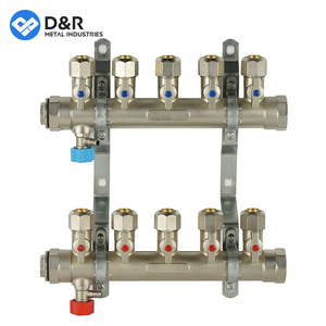 床暖房システム2/3 /4/5/6ステンレス鋼配管マニホールド真鍮水マニホールドカスタマイズ - Product Image 6