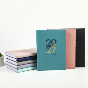 <span class=keywords><strong>Agenda</strong></span> 2027, Planificador A5 de Cuero PU, Cuaderno Diario, Calendario de 365 Días en Inglés y Español, Encuadernado con Hilo, Páginas con Líneas Horizontales - Product Image 2