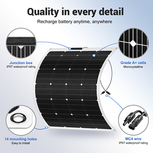 แผงโซลาร์เซลล์แบบพับได้ รุ่นใหม่ 150W ประสิทธิภาพ 23% - Product Image 2
