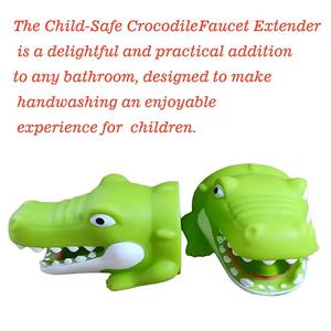 Dessin animé Crocodile robinet d'eau robinet Extension PVC enfants main lavage Guide évier dispositif - Product Image 2