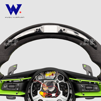 Volant personnalisé en suède avec LED et bouton de commande pour Porsche Panamera, Macan, Cayenne, Taycan, 911, 718, 997, 958, 981, 987