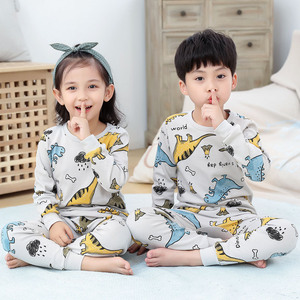 Conjunto Básico de Ropa de Otoño para Niños, Conjunto de Ropa Interior Térmica de Algodón Puro Estampado para Niñas y Niños, Delgado, para Otoño-Primavera - Product Image 4