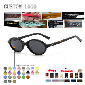 Cat Eye Sunglasses Full Rim Solid Black Frame Anti-Uv Protection Unisex Adult Lightweight <b>Polycarbonate</b> Lens - Product Image 2