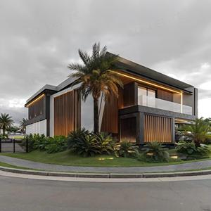 Ville moderne di lusso della struttura d'acciaio fatte cinesi con le case prefabbricate rispettose dell'ambiente usate per gli hotel di vacanza - Product Image 4