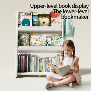 לוח סיווג vכזה מדף ספר עם צעצוע תיבת משפחה פינת רב תכליתיים פלסטיק לילדים לוח ציור לוח ציור - Product Image 4