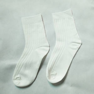 Chaussettes de travail en coton noir de haute qualité, décontractées, en tricot, à tige haute, robustes, unies - Product Image 6