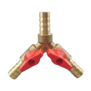 Three-pronged Durable Metal Gas Switch Valve <b>for</b> Household Use - Product Image 1