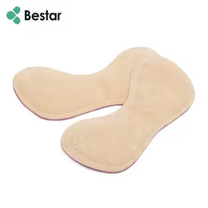 Comodidad Real de la piel de cuero protector del talón zapato almohadillas de la mitad de la plantilla para zapatos de tacón alto tacón de protección