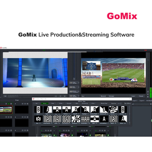 Gomix producción en directo y Software <span class=keywords><strong>de</strong></span> Streaming 8K Multi-cámara <span class=keywords><strong>de</strong></span> Software IPTV Digital, matriz <span class=keywords><strong>de</strong></span> conmutación <span class=keywords><strong>de</strong></span> vídeo Mezclador - Product Image 2