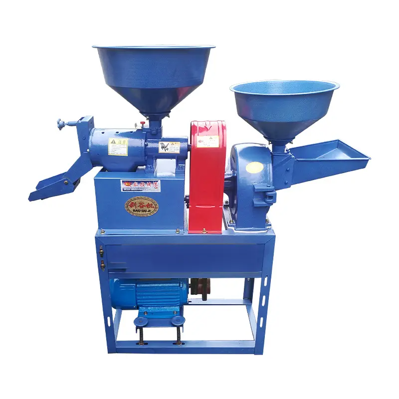 OEM مجتمعة الرطب الأرز و ماكينة طحن الذرة آلات آلة تلميع صغيرة مقياس الأرز مطحنة مصنع