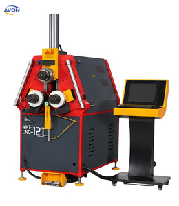 Machine à profiler verticale <span class=keywords><strong>hydraulique</strong></span> CNC A12T à 3 rouleaux pour la pliage précise des sections d'extrusion d'aluminium pour cadres de fenêtres - Product Image 4