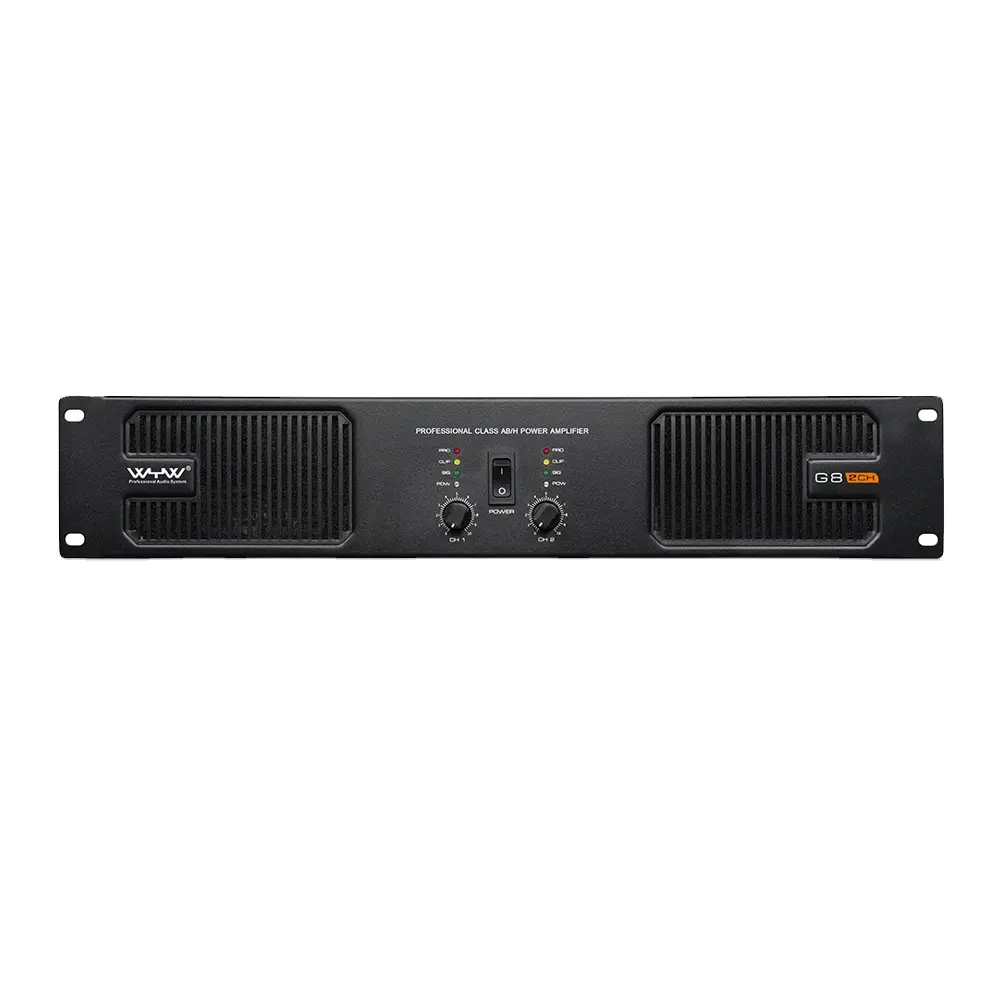 800W chuyên nghiệp kỹ thuật số Stereo âm thanh khuếch đại công suất cho DJ Sân khấu chuyên nghiệp