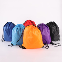 Sac à dos à cordon personnalisé en polyester et nylon, sacs de sport, sac à dos à cordon, logo sport