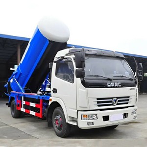 Camión de Succión de Aguas Residuales DFAC 4x2 de 8000 Litros, Camión con Tanque de Vacío, Camión con Bomba para Fosas Sépticas, Camión para Vaciar Fosas Sépticas - Product Image 1