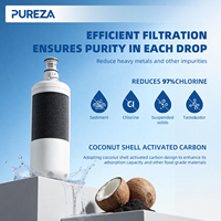 Filtre à eau sous évier PUREZA Z044 pour l'élimination efficace du chlore, compatible avec DWS2000-CN