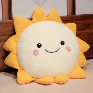 หมอนอิงตุ๊กตาดอกทานตะวันการ์ตูนน่ารัก ของตกแต่งบ้าน สำหรับโซฟาและเก้าอี้ - Product Image 2