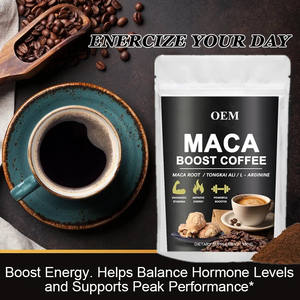 OEM/ODM/OBM bitkisel sağlıklı canlılık anında siyah <span class=keywords><strong>Maca</strong></span> Reishi kahve organik <span class=keywords><strong>Maca</strong></span> toz enerji kahve adam için - Product Image 2