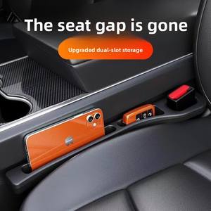 Organisateur de voiture universel <span class=keywords><strong>en</strong></span> cuir EVA anti-chute et anti-fuite pour l'espace entre les sièges – Rangement intérieur pratique et moderne - Product Image 4