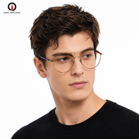 Montures optiques en titane bêta en gros pour hommes et femmes, montures de lunettes en métal ultra-légères, logo personnalisé OEM
