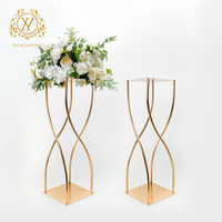 Support à fleurs en fer forgé Mank pour mariage, 30x90cm, centre de table pour allée, décoration pour événements festifs
