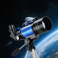 30070 Astronomical Telescope 70mm Aperture Star Sky Watching Refractor 150x Magnification Field View for Adults Kids Beginners