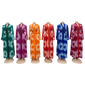 Nuovo Abito Lungo Estivo Elegante e Comodo per <span class=keywords><strong>Donne</strong></span> Musulmane con Stampa e Maniche Lunghe - Product Image 6