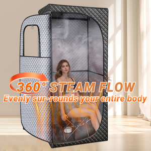 เต็นท์ซาวน่าอินฟราเรดแบบพกพา ดีไซน์ใหม่จาก ZT ห้องซาวน่าอินฟราเรดแบบเต็มสเปกตรัม สำหรับขาย ใช้ในร่ม สปา ออฟฟิศ ห้องน้ำ - Product Image 4