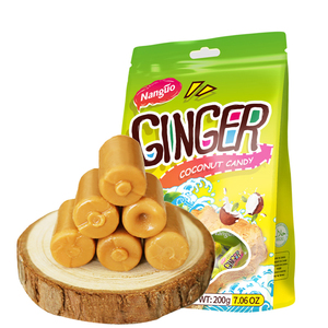 Dulces Japoneses Halal, Importación de Dulces Japoneses, Caramelos Duros de Coco y Jengibre, Dulces Árabes - Product Image 1