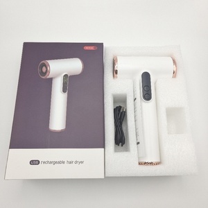 Secador de Pelo Inalámbrico Portátil Profesional Mini, Recargable, Eléctrico, de Alta Velocidad, con Concentrador de Aire Caliente DC, para Viajes en RV - Product Image 1