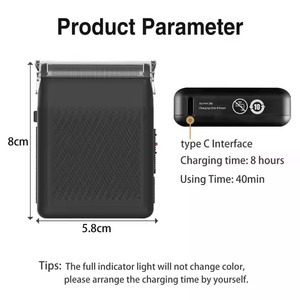 Nueva Afeitadora Eléctrica Portátil para Hombre, Recortadora de Barba, Máquina de Afeitar Recargable, Mini Afeitadora Profesional de Movimiento Recíproco - Product Image 3